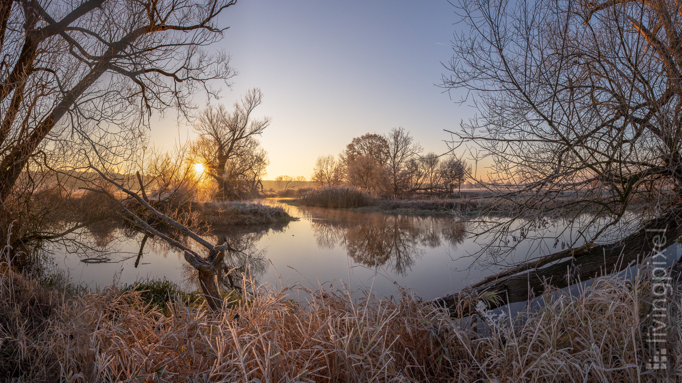 Wintermorgen an der Spree