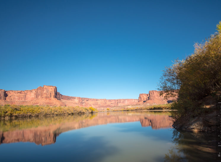 Reflektion auf dem Green River 