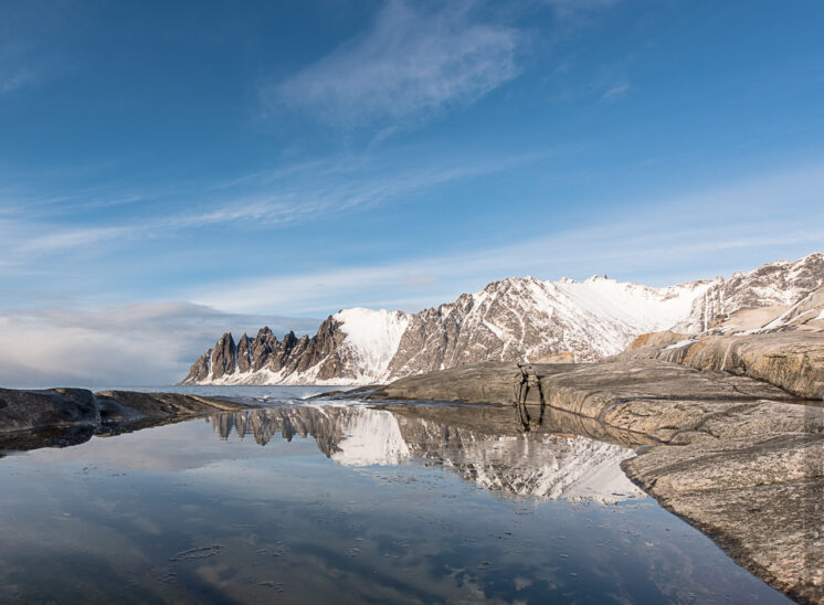 Reflektion im Tidenpool