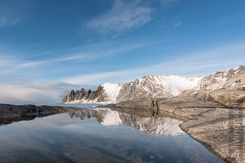 Reflektion im Tidenpool