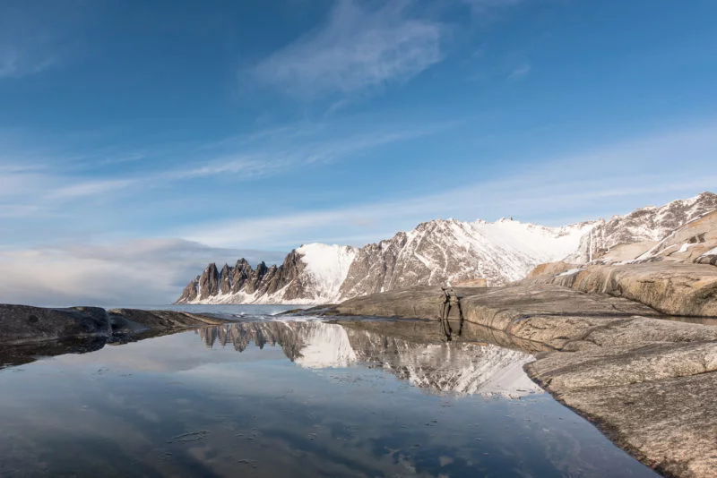 Reflektion im Tidenpool