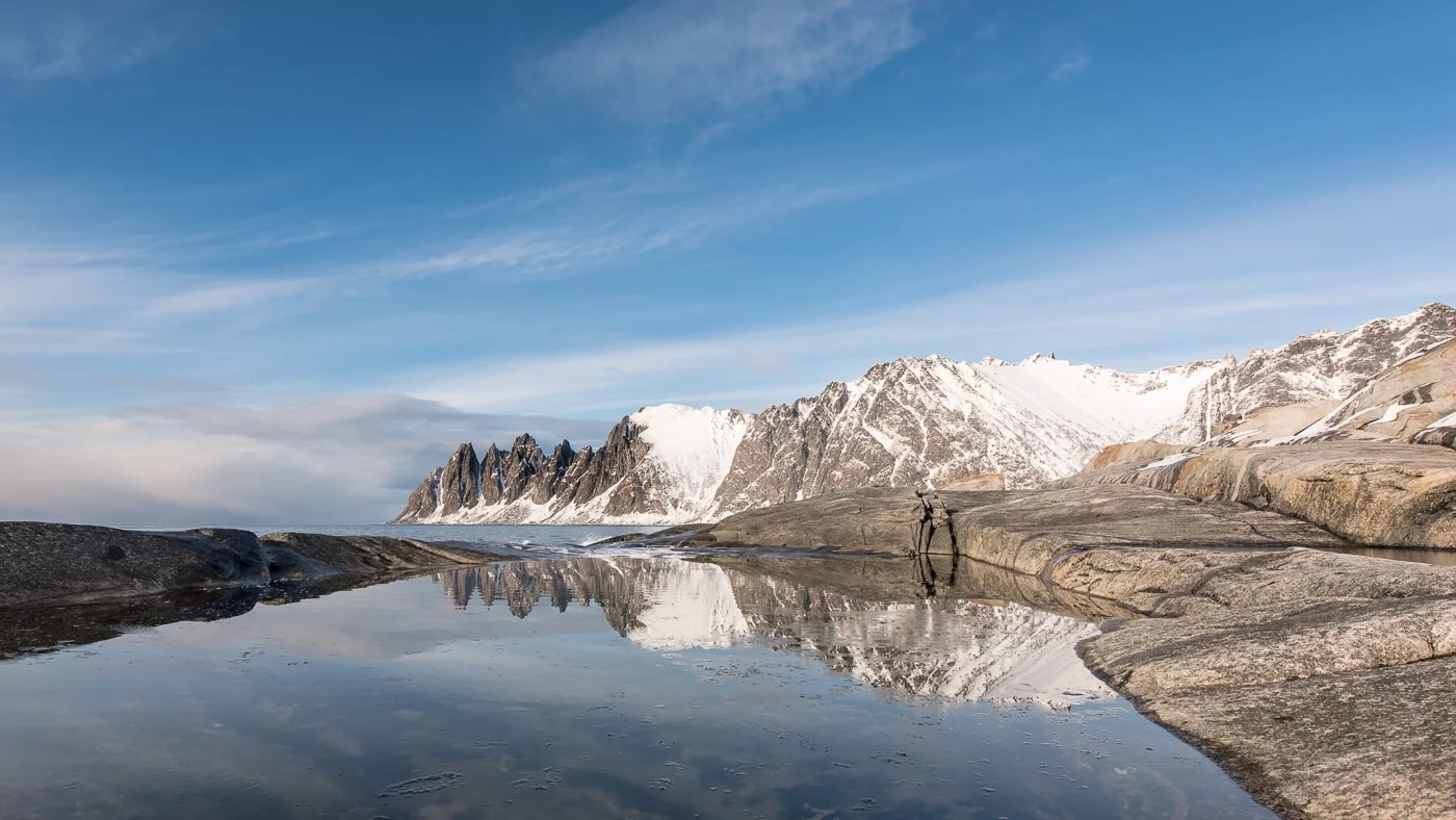 Reflektion im Tidenpool