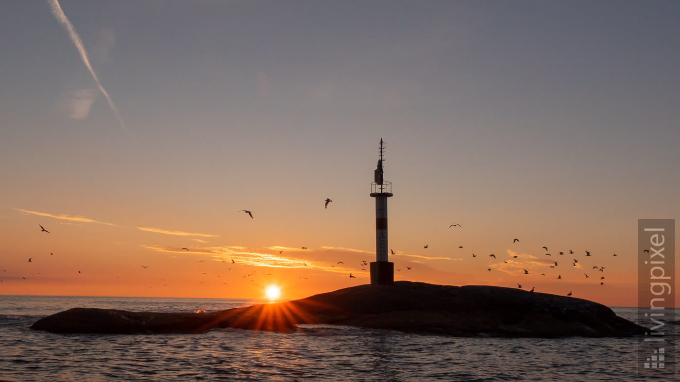 Sonnenuntergang am Leuchtturm