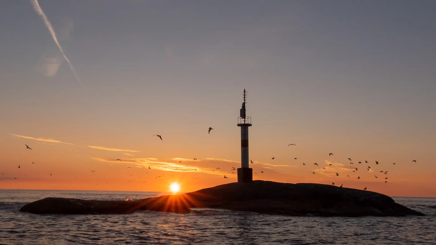 Sonnenuntergang am Leuchtturm