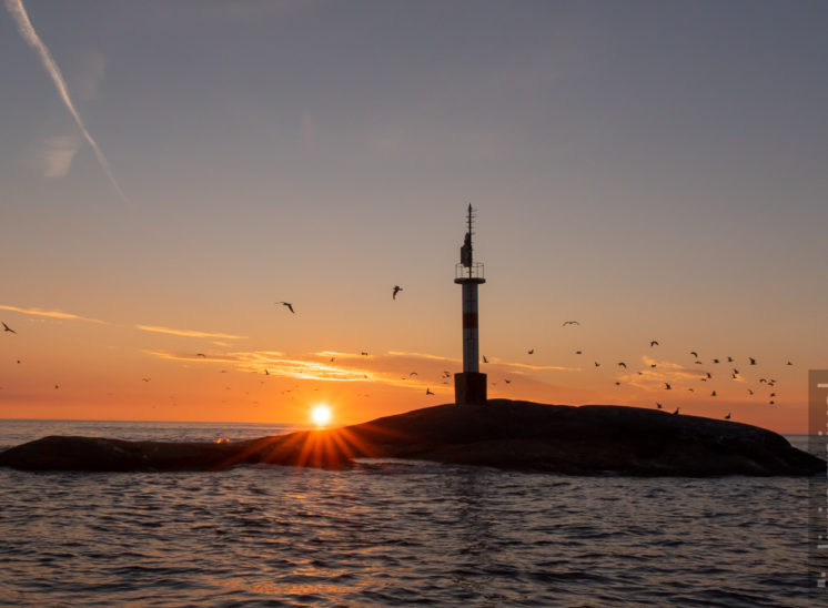 Sonnenuntergang am Leuchtturm