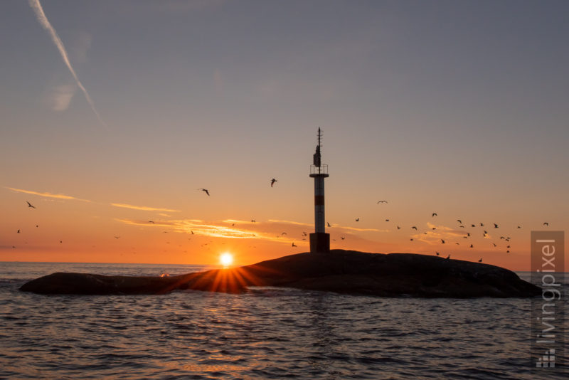 Sonnenuntergang am Leuchtturm