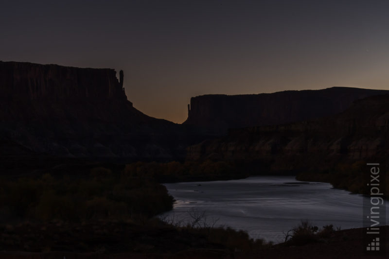 Sonnenuntergang am Green River