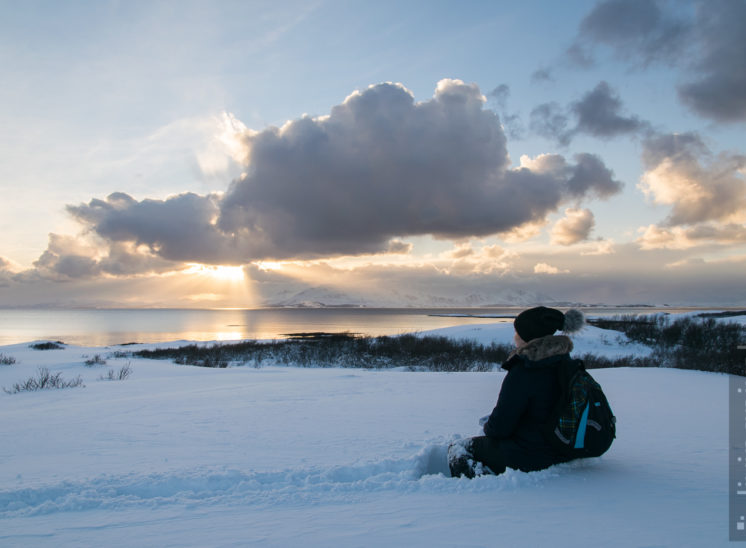 Winter-Sonnenuntergang