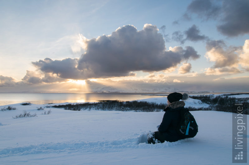 Winter-Sonnenuntergang