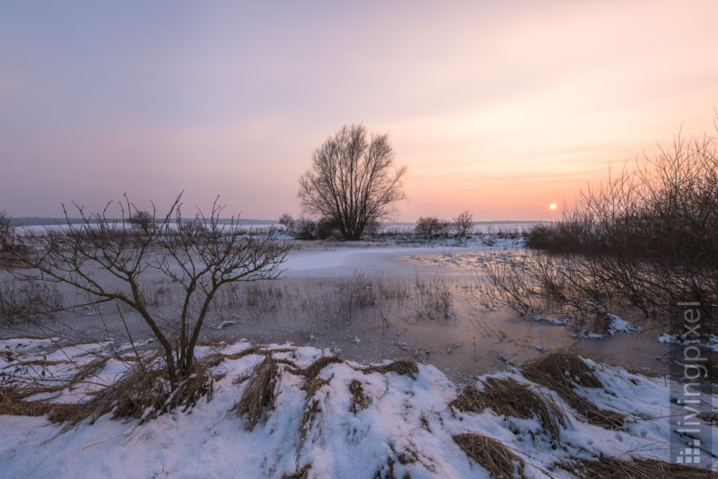 Winter Sonnenuntergang