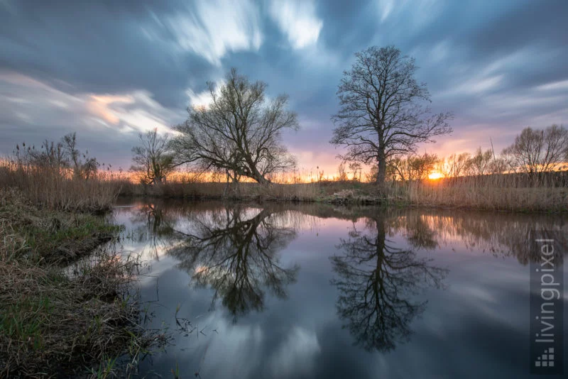 Sonnenuntergang an der Spree