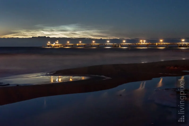 Leuchtende Nachtwolke