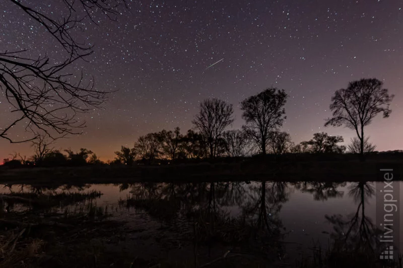 Lyriden Sternschnuppen