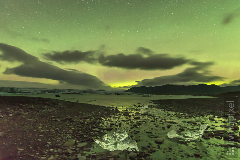 Polarlicht über der Lagune