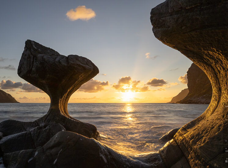 Sonnenuntergang am Kannesteinen