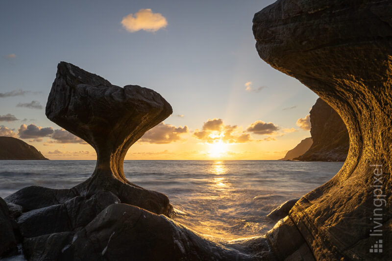 Sonnenuntergang am Kannesteinen