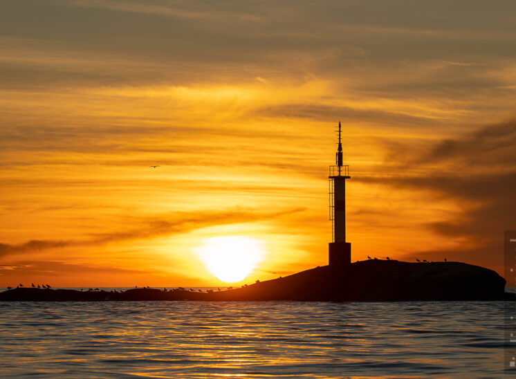 Sonnenuntergang am Leuchtturm