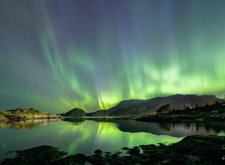 Polarlicht Reflexion