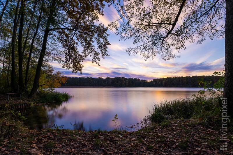 Sonnenuntergang am Bötzsee